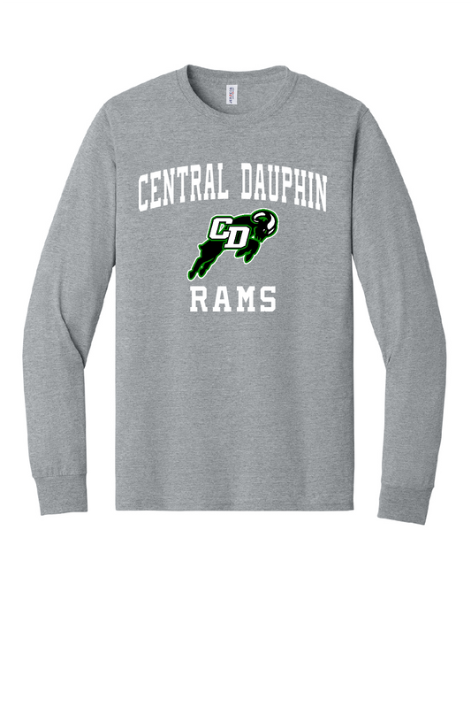 Central Dauphin Rams Dri-Power® 50/50 Cotton/Poly Long Sleeve T-Shirt