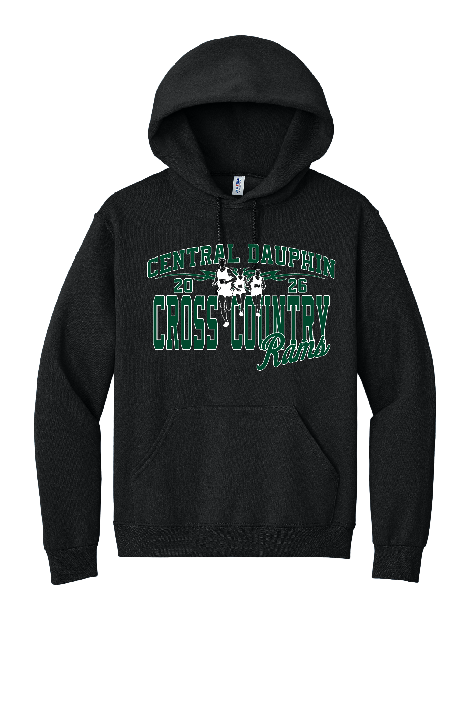 Central Dauphin Rams NuBlend® Unisex Pullover Hooded Sweatshirt