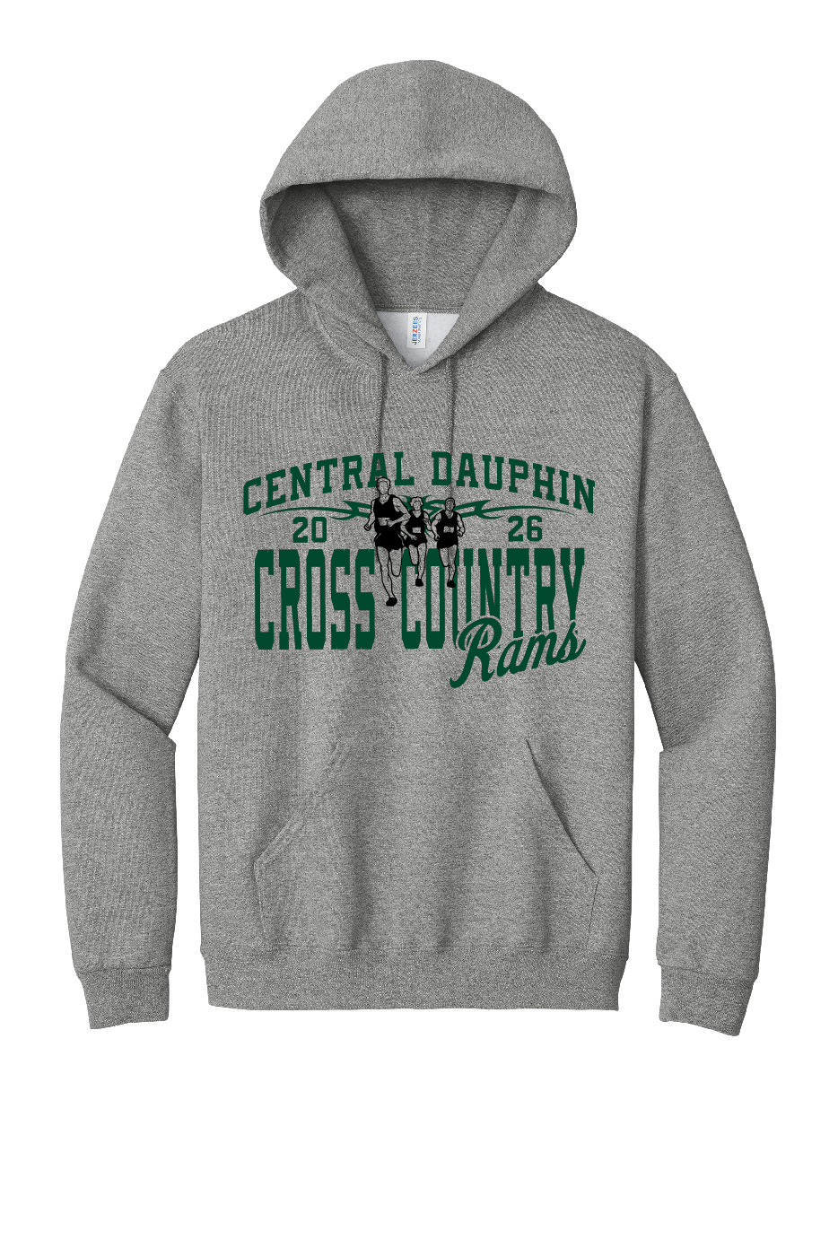 Central Dauphin Rams NuBlend® Unisex Pullover Hooded Sweatshirt