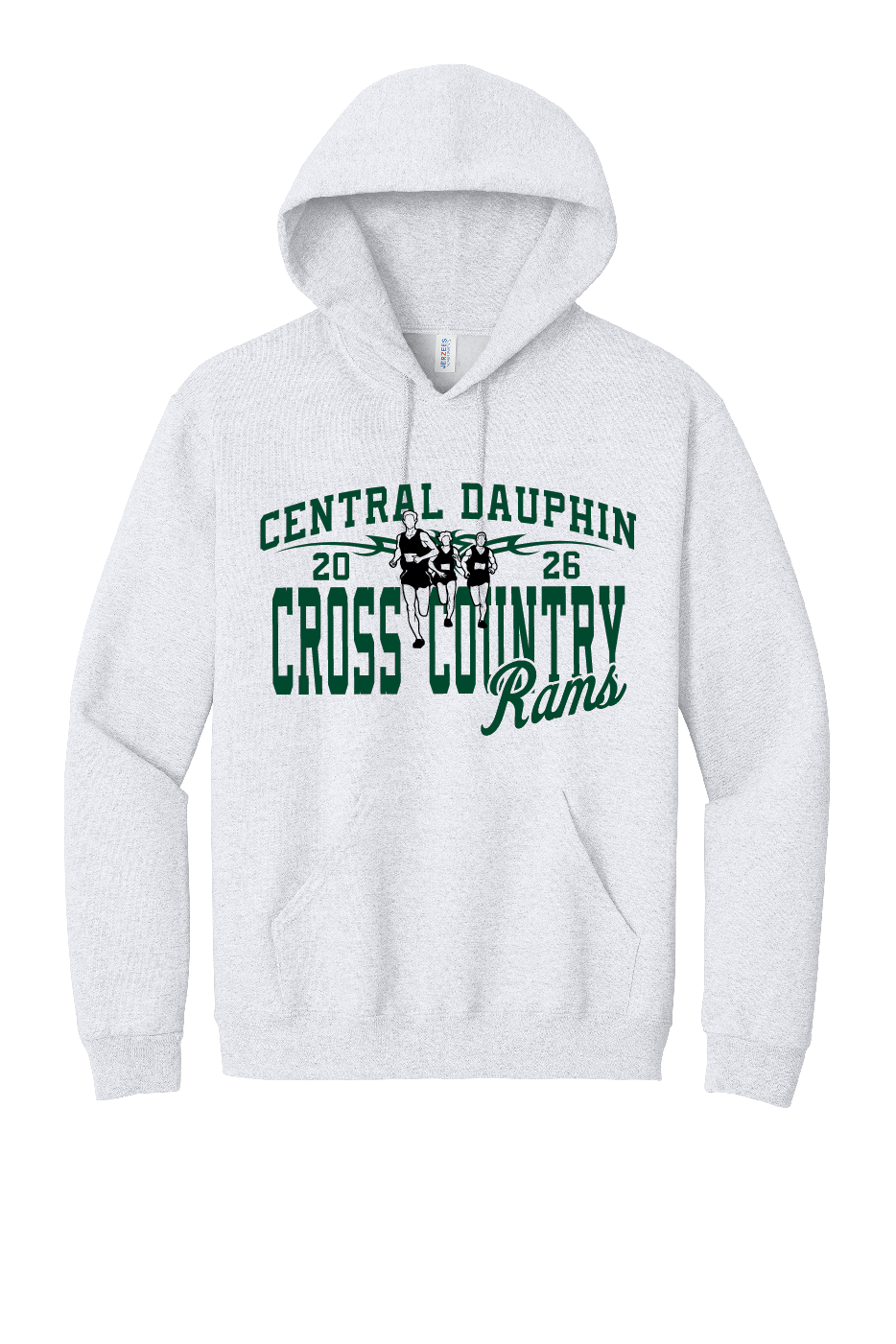Central Dauphin Rams NuBlend® Unisex Pullover Hooded Sweatshirt
