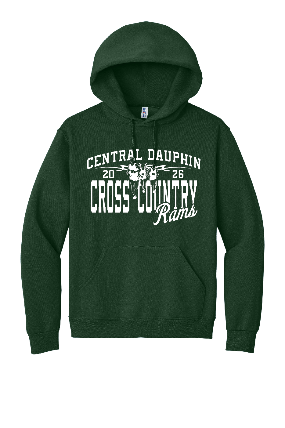 Central Dauphin Rams NuBlend® Unisex Pullover Hooded Sweatshirt