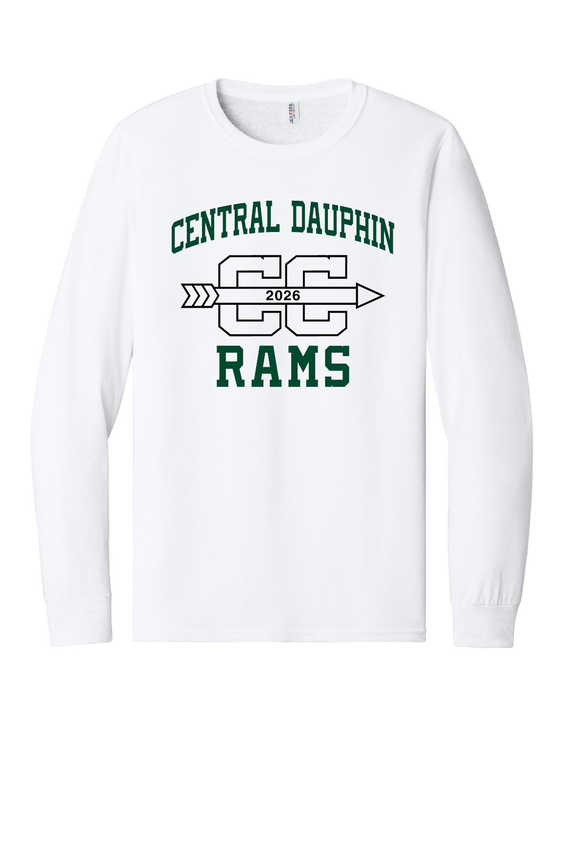 Central Dauphin Rams Ultimate Unisex Ring Spun Long Sleeve T-Shirt