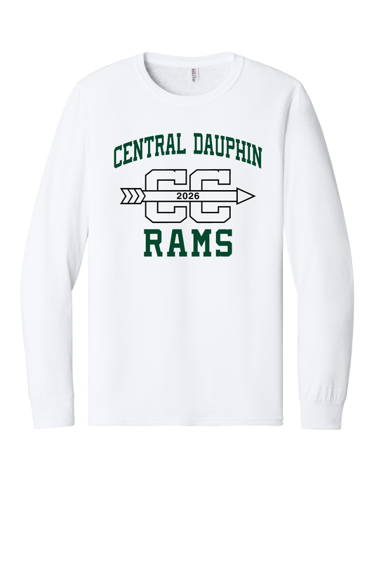 Central Dauphin Rams Ultimate Unisex Ring Spun Long Sleeve T-Shirt