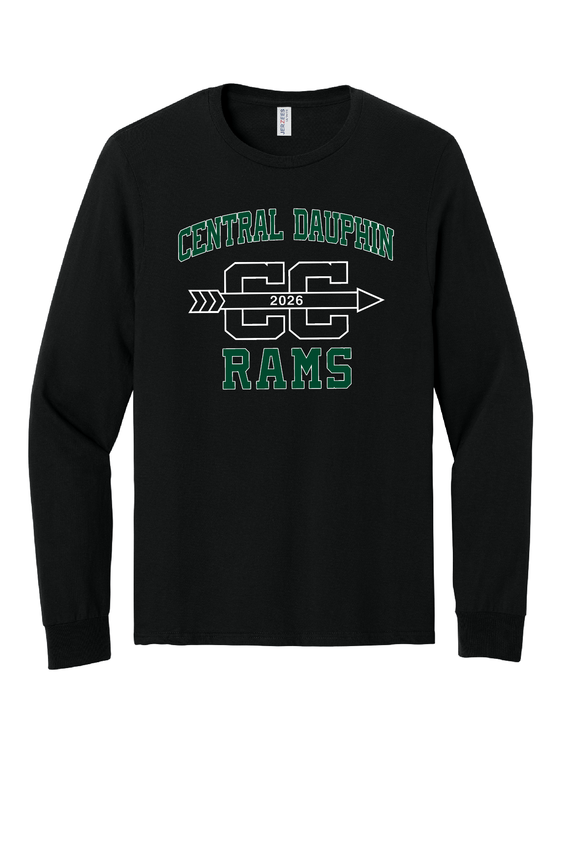 Central Dauphin Rams Ultimate Unisex Ring Spun Long Sleeve T-Shirt