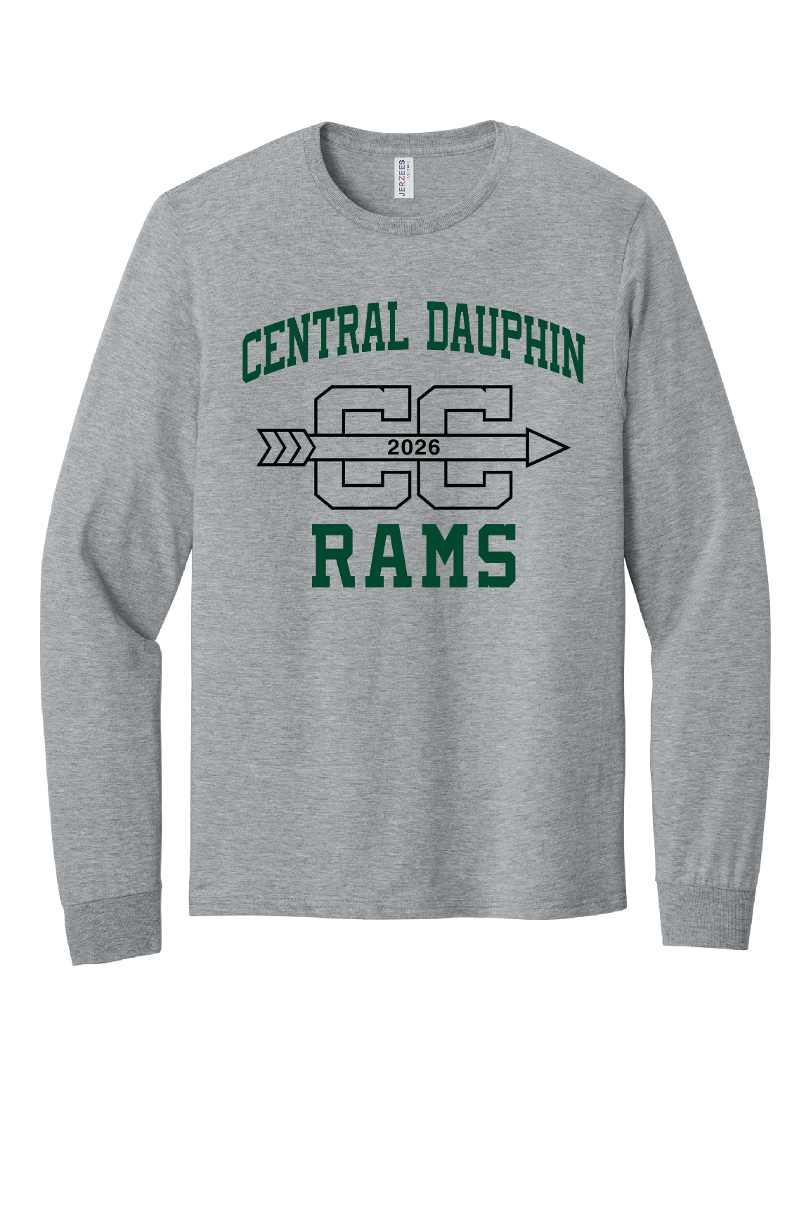 Central Dauphin Rams Ultimate Unisex Ring Spun Long Sleeve T-Shirt