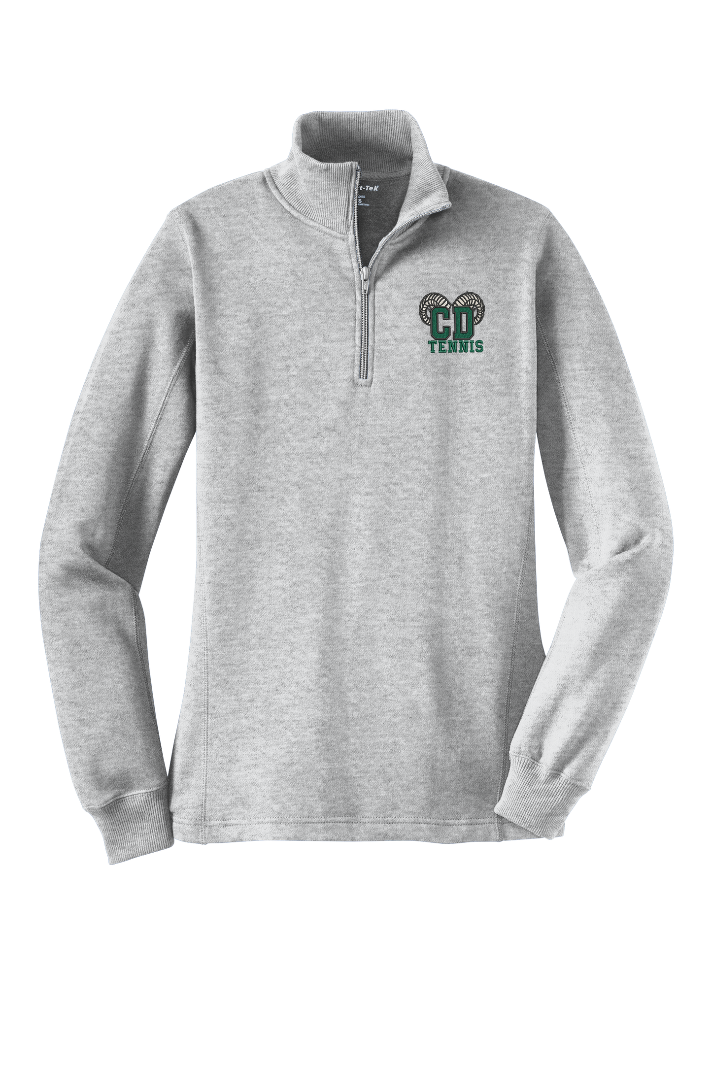 Central Dauphin Rams Adult Women's Embroidered Quarter-Zip Pullover
