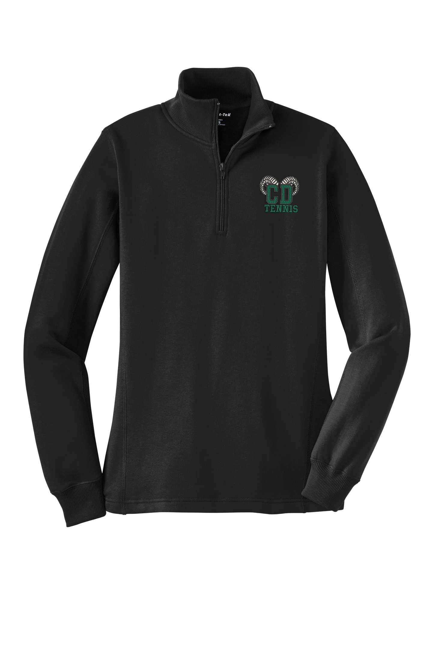 Central Dauphin Rams Adult Women's Embroidered Quarter-Zip Pullover