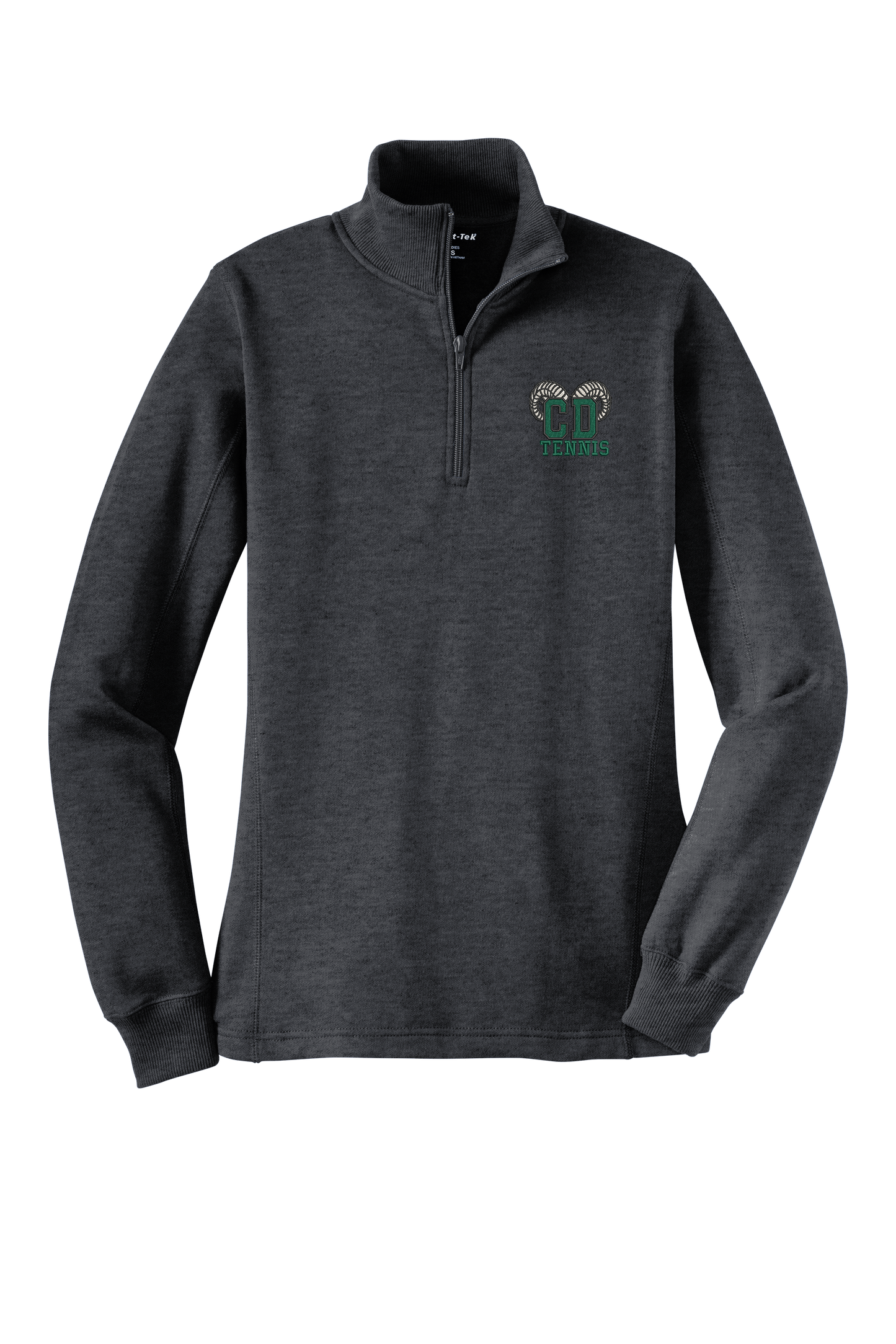 Central Dauphin Rams Adult Women's Embroidered Quarter-Zip Pullover