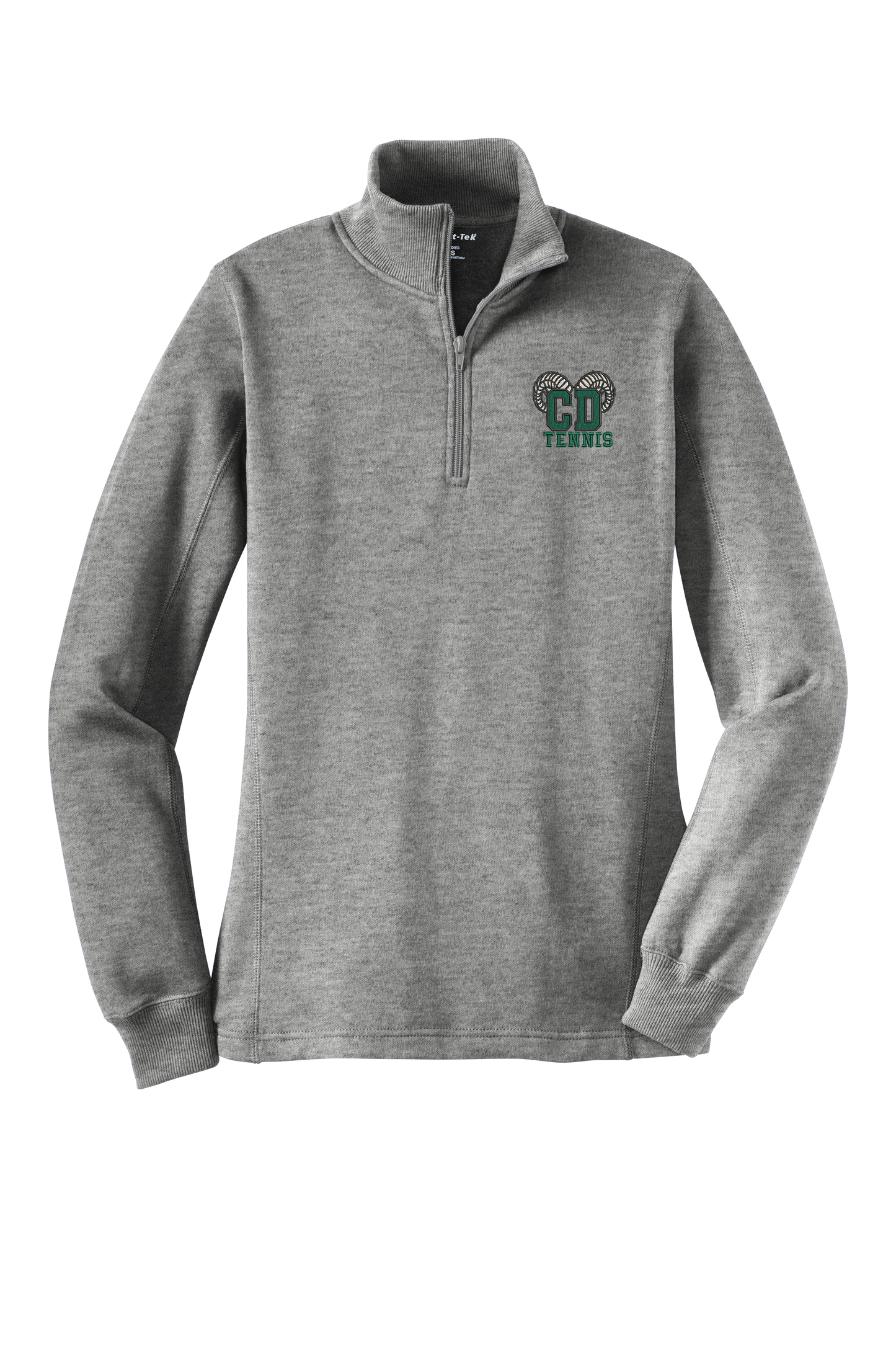 Central Dauphin Rams Adult Women's Embroidered Quarter-Zip Pullover