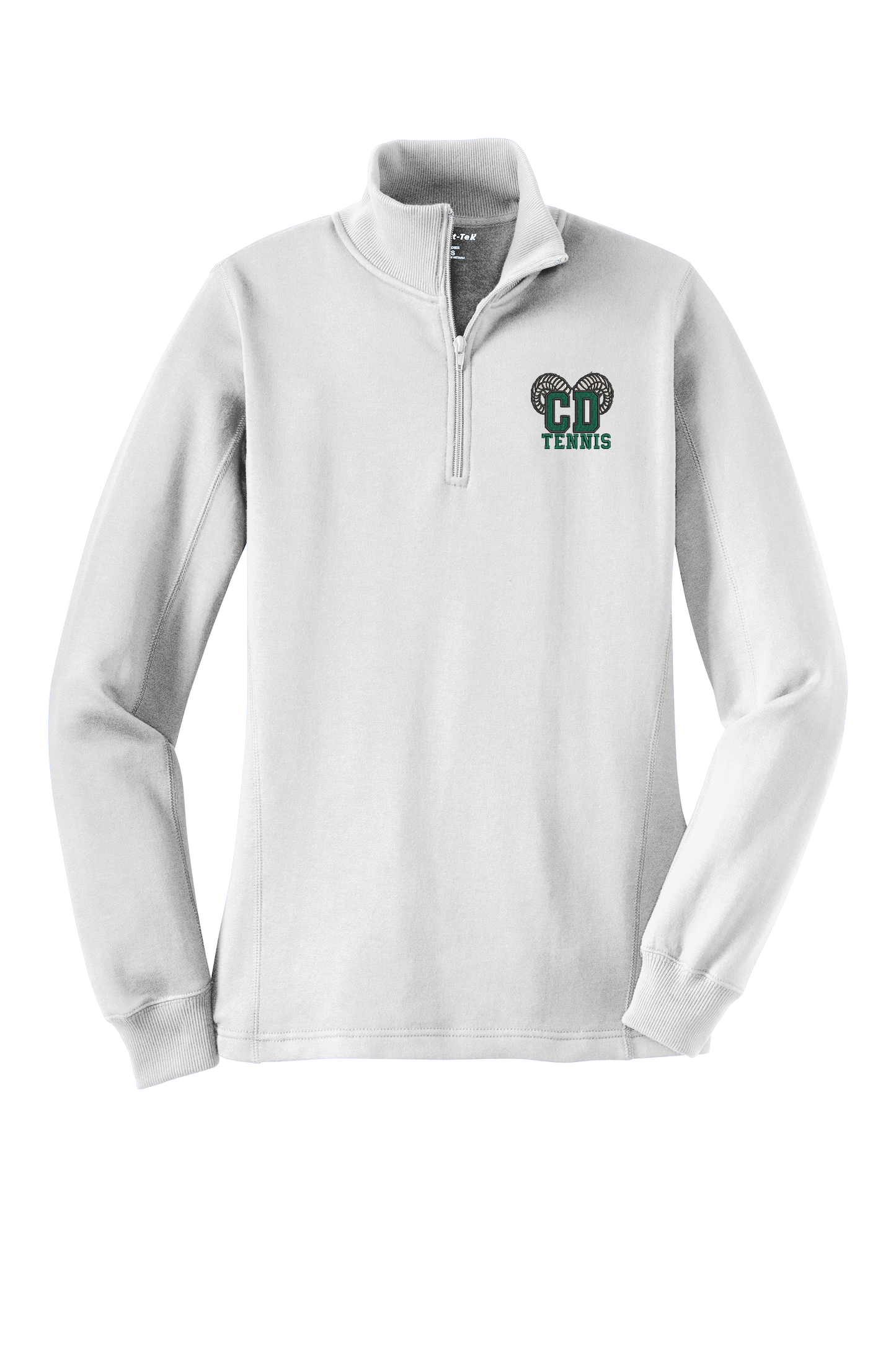 Central Dauphin Rams Adult Women's Embroidered Quarter-Zip Pullover