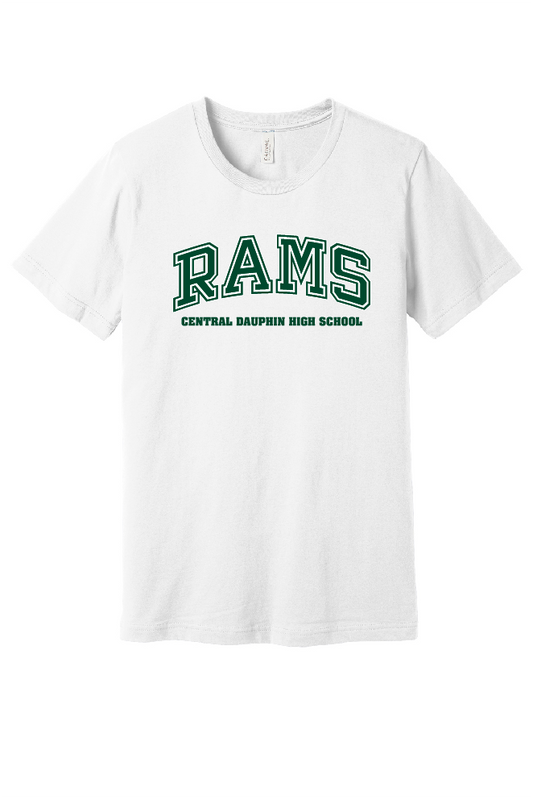 Central Dauphin High School Rams Unisex Jersey Short Sleeve Tee