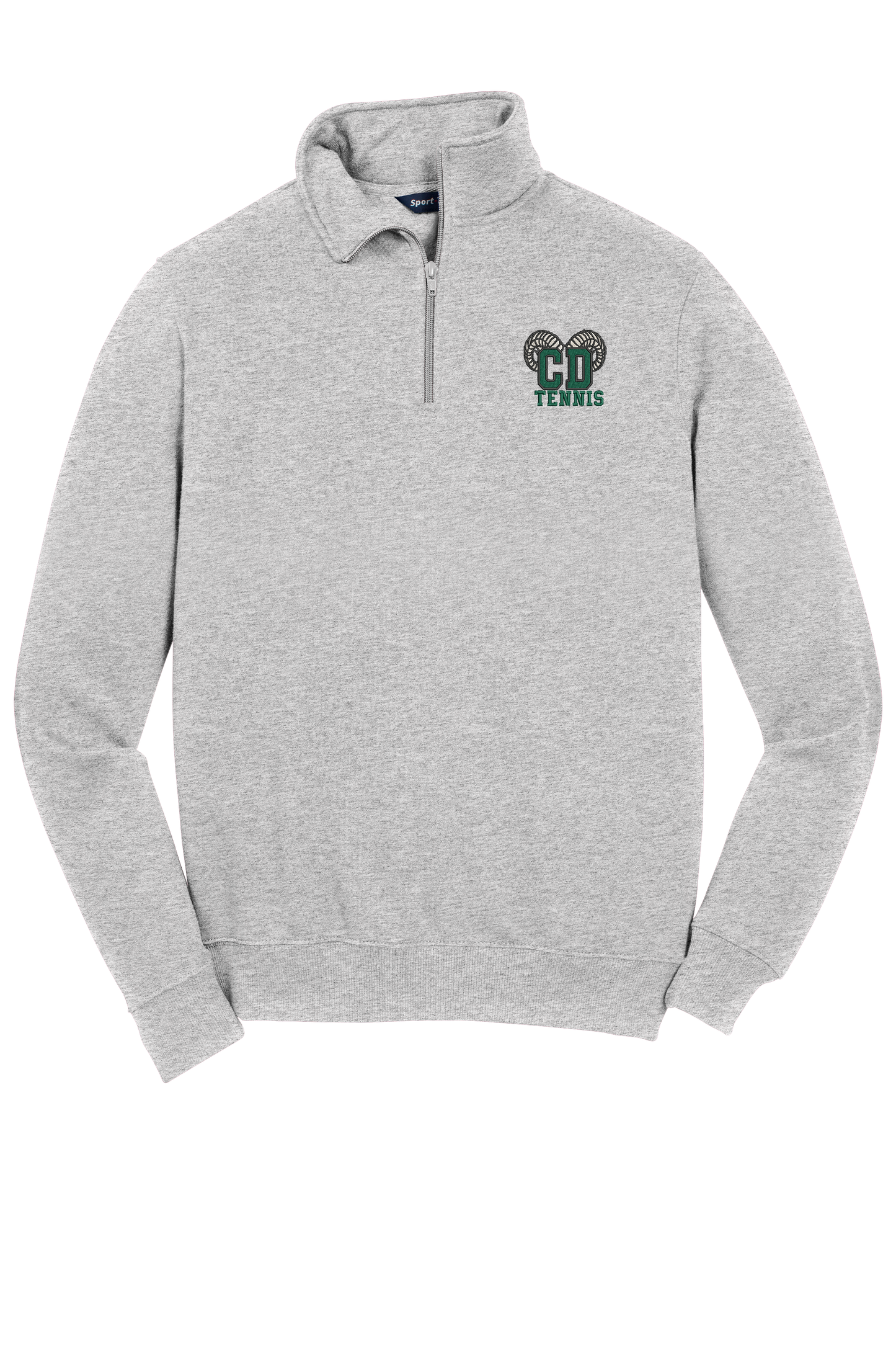 Central Dauphin Rams Adult Men's Embroidered Quarter-Zip Pullover