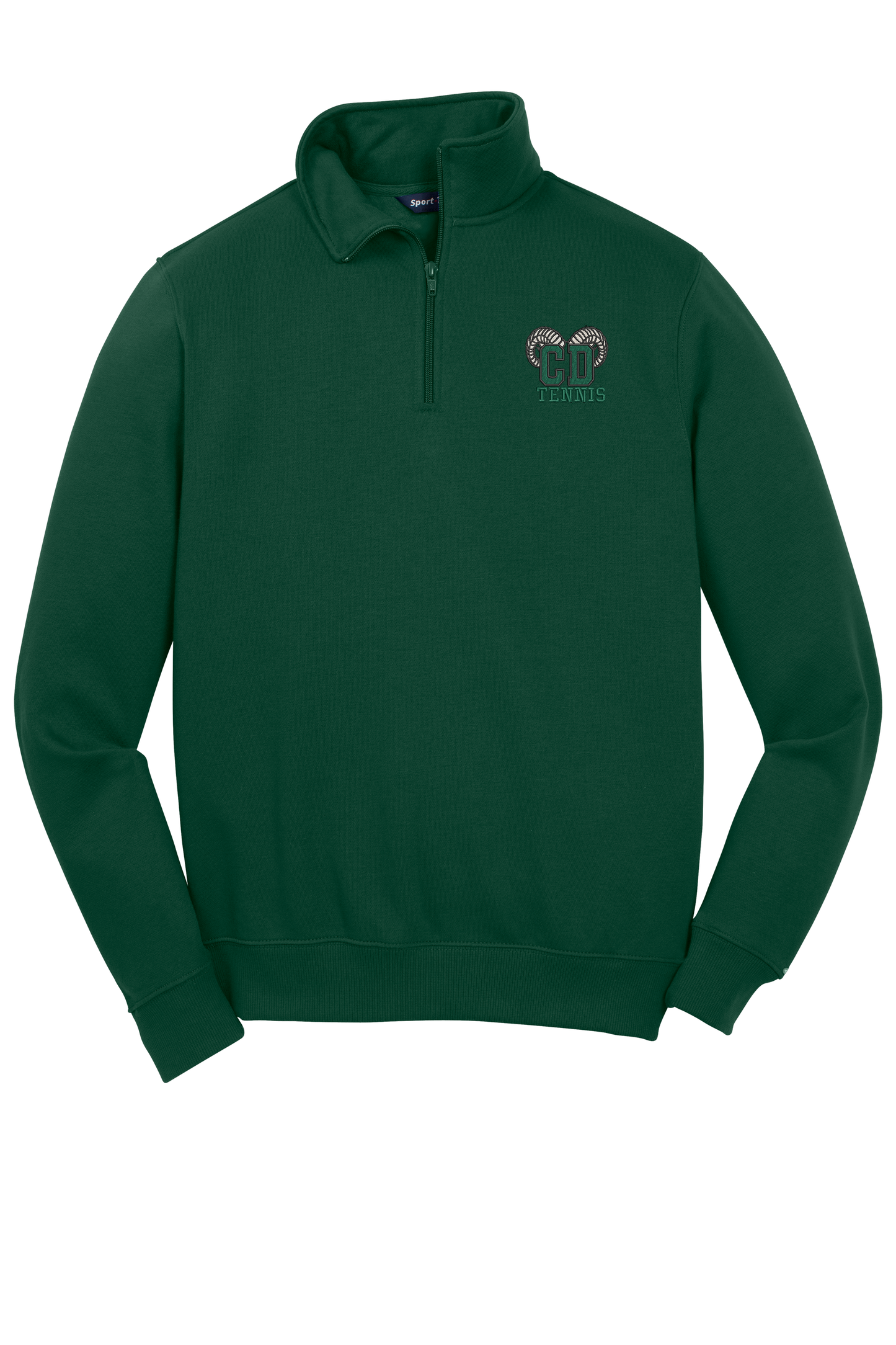 Central Dauphin Rams Adult Men's Embroidered Quarter-Zip Pullover